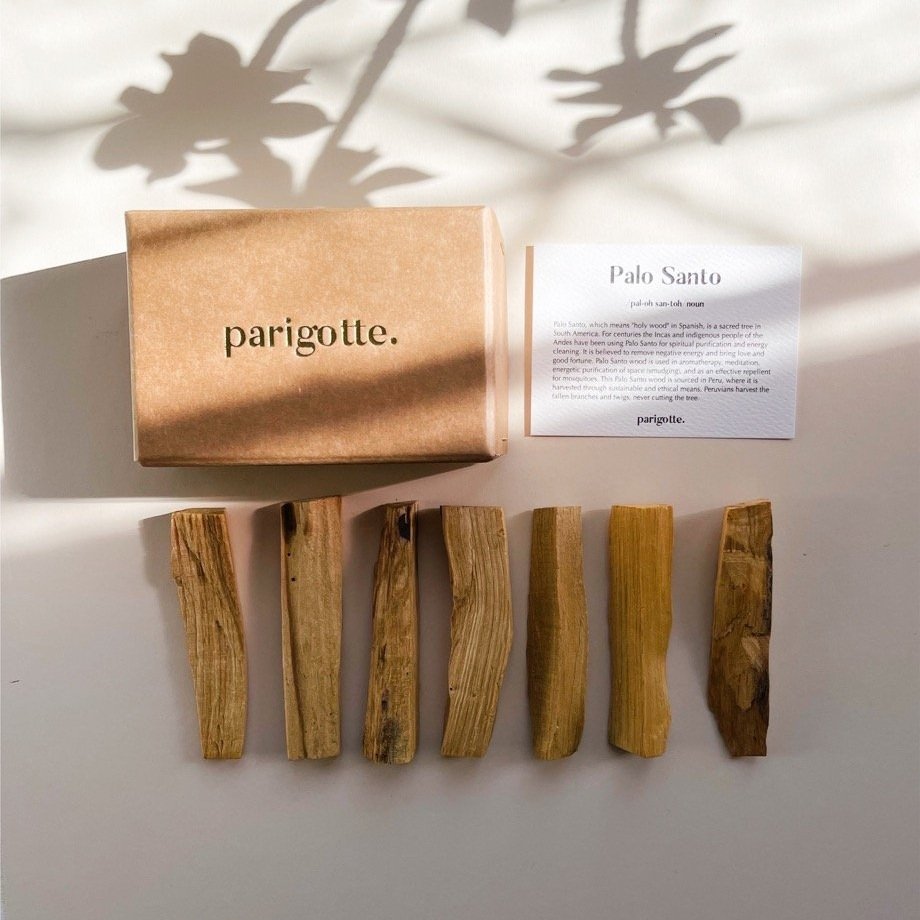 Premium Peru Palo Santo Smudging Sticks by Parigotte