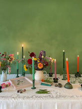 Load image into Gallery viewer, Moss Petticoat Candle Holder