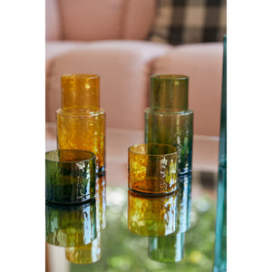 HKliving Tube Glass - Olive