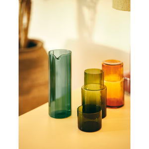 HKliving Tube Glass - Olive