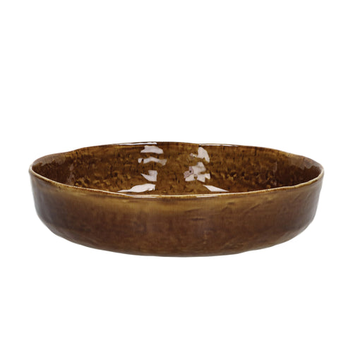 Spiro Brown Serving Bowl