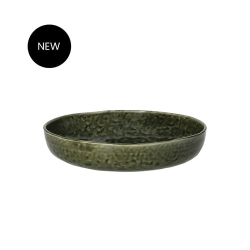 Spiro Dark Green Deep Plate