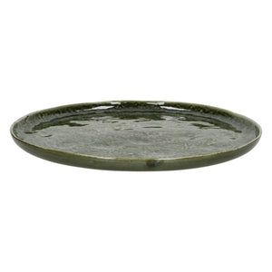 Spiro Dark Green Large Plate