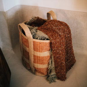 Follina Terracotta Jute Basket