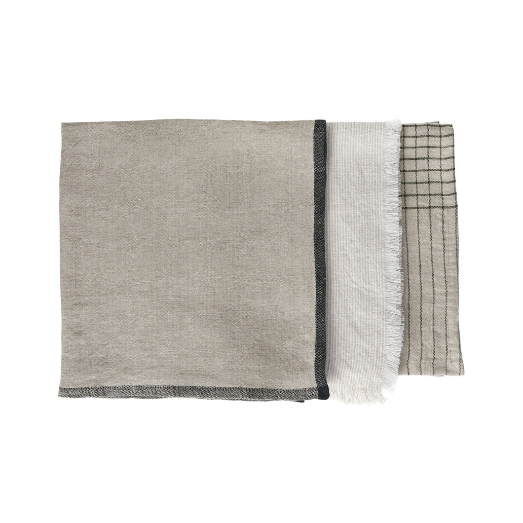 Marikana Set of 3 Linen Napkins