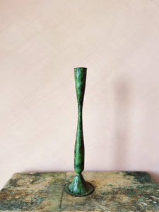 Green Shelly Candle Holders - 3 Sizes