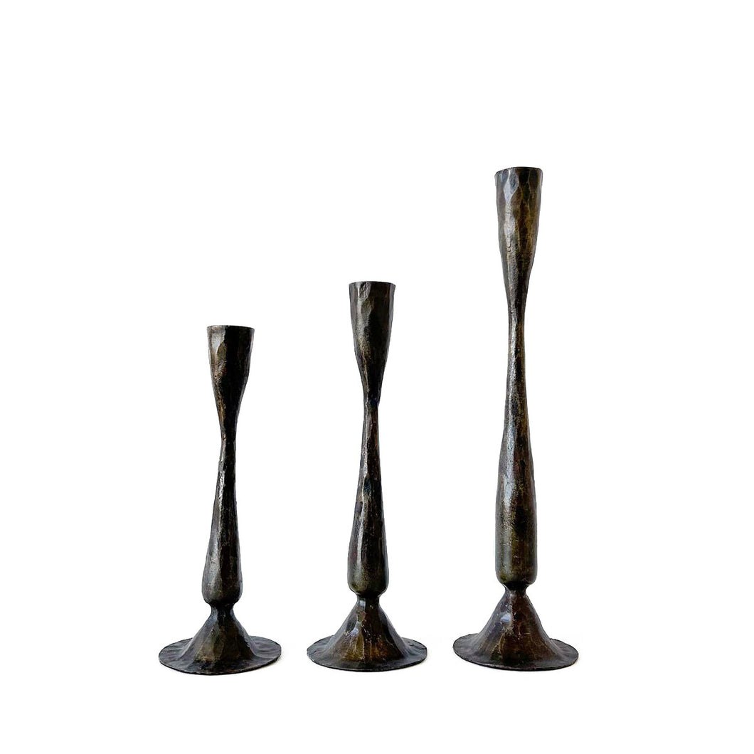 Antique Shelly Candle Holders - 3 Sizes