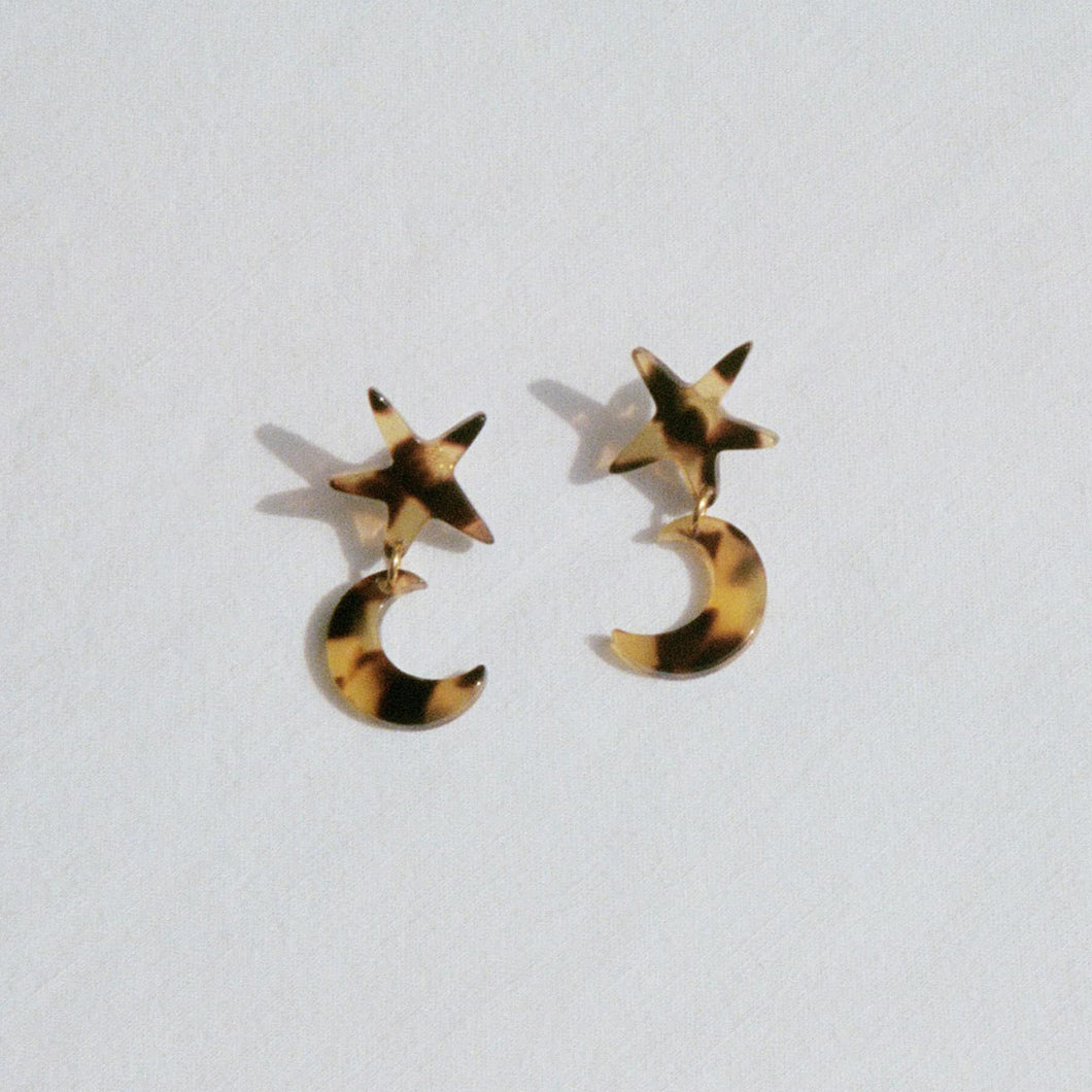 Larisa Tortoiseshell Acetate Earrings