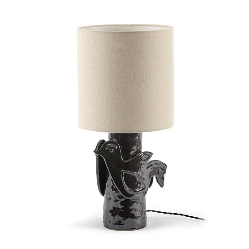 Paloma Black Bird Table Lamp