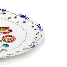 Load image into Gallery viewer, Marni Midnight Flowers Large Serving Plate - Anemone Milk