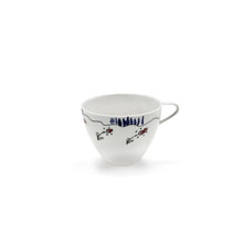 Load image into Gallery viewer, Marni Midnight High Coffee Cup &amp; Saucer - Anemone Milk