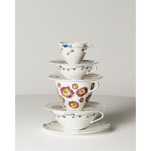 Load image into Gallery viewer, Marni Midnight High Coffee Cup &amp; Saucer - Anemone Milk