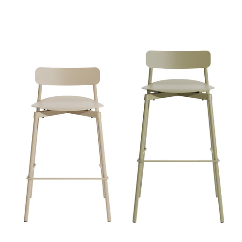 Fromme Metal Bar Stool - Two Heights