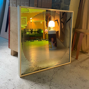 Fontana Arte "Brama" Illuminated Mirror  by Gianni Celada 1960's Ex-Display