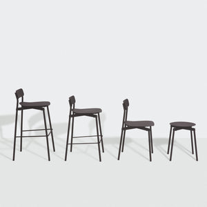 Fromme Metal Bar Stool - Two Heights