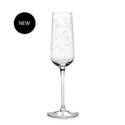 Marni Champagne Flute - Camelia Aubergine