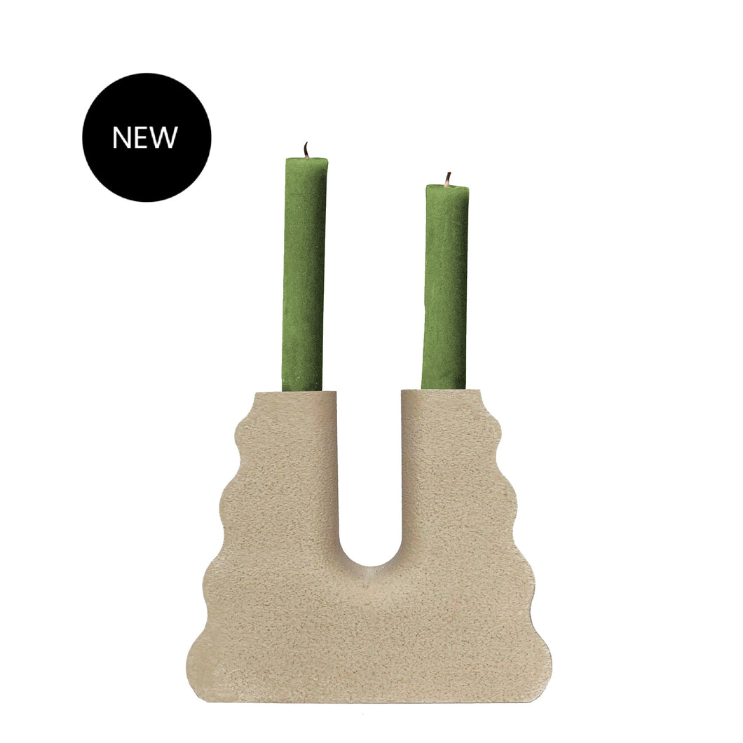 Flur Sandstone Candle Holder