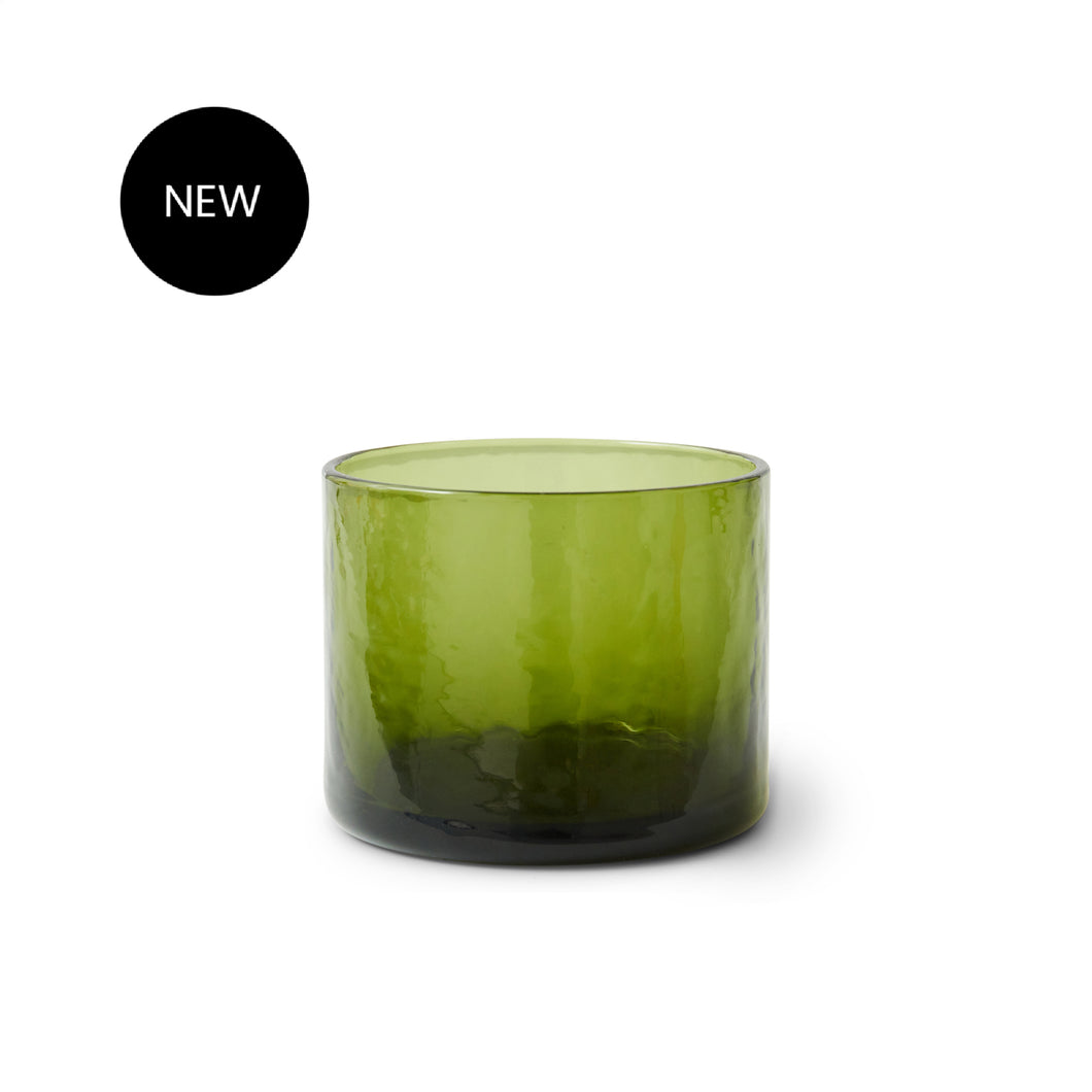 HKliving Tube Glass - Olive