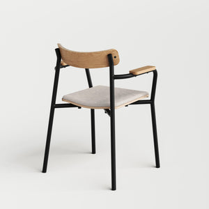 ÉTUDE Chair With Arms - Recycled Fabric