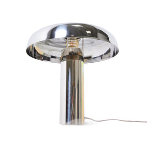 HKLiving Chrome Mushroom Table Lamp