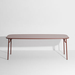 Week-end Rectangular Plain Garden Table - 2 Sizes