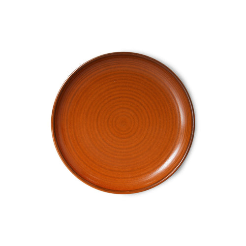 HKLiving Chef Ceramics Side Plate - Burnt Orange