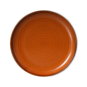 HKLiving Chef Ceramics Dinner Plate - Burnt Orange