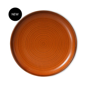 HKLiving Chef Ceramics Dinner Plate - Burnt Orange