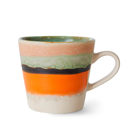 HKliving 70's Ceramic Cappuccino Mug Burst