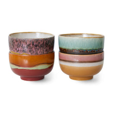 Load image into Gallery viewer, HKLiving 70&#39;s Geyser Ceramic Noodle Bowls - Set of Four