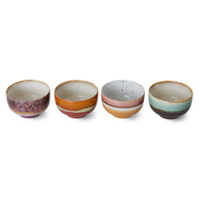 Load image into Gallery viewer, HKLiving 70&#39;s Geyser Ceramic Noodle Bowls - Set of Four