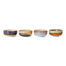 Load image into Gallery viewer, HKLiving 70&#39;s Ceramics Tapas Bowls - Set of Four