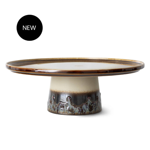 HKliving 70's Ceramics Plateau Cake Stand