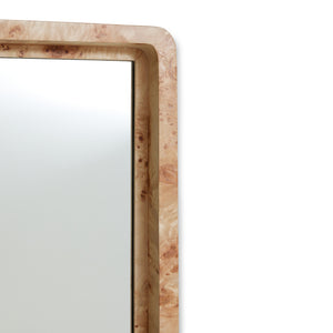 HKliving Burl Wooden Mirror