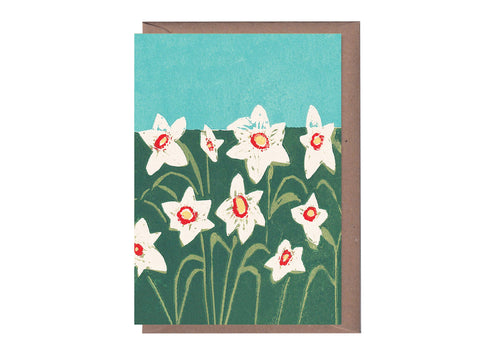 Narcissus Poeticus Greeting Card