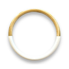 Load image into Gallery viewer, White Buffalo Horn Lacquered Bangle