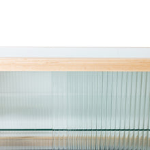 Load image into Gallery viewer, HKliving Natural Ribbed Glass Lowboard