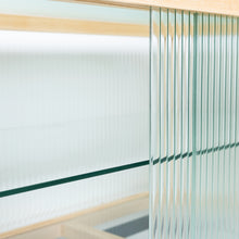 Load image into Gallery viewer, HKliving Natural Ribbed Glass Lowboard