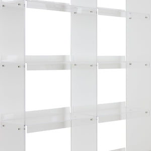 HKliving Clear Acrylic Shelving - 4 Columns